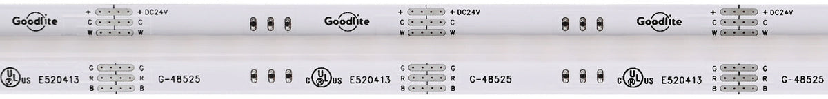 Goodlite G-48525 16.4ft COB RGBWW LED Tape Light 5.5W/ft 24V