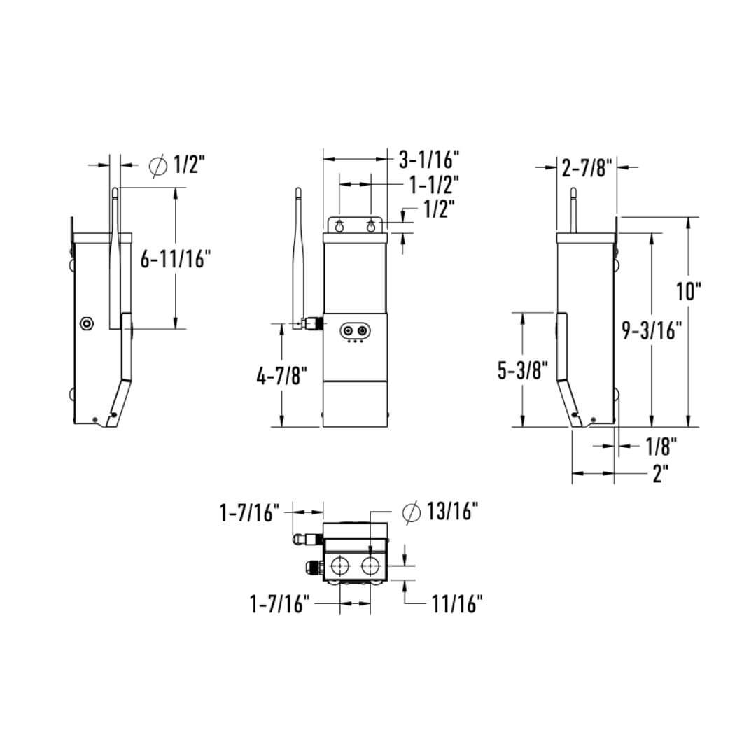 Dals Lighting DCP-MTR60 60W Low-Voltage Smart Magnetic Transformer