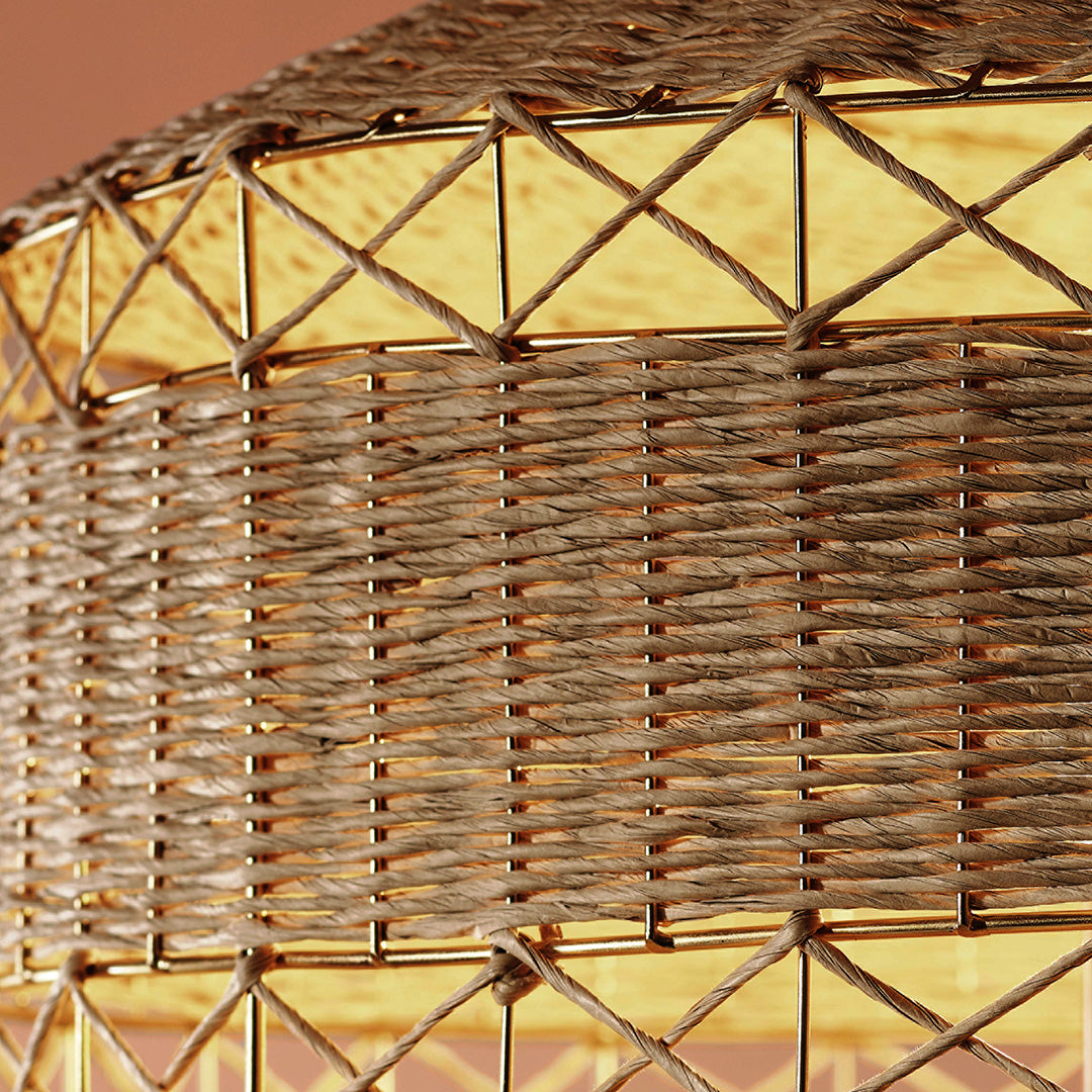 KICHLER Lulo 52744 30.25" Natural Woven Cord Pendant