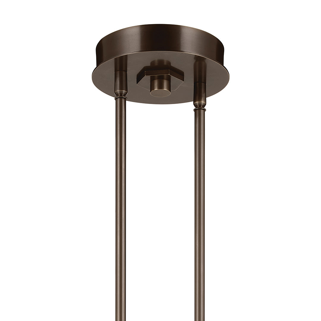 Canopy for the Tenon 20" LED Pendant in Lacquered Bronze on a white background