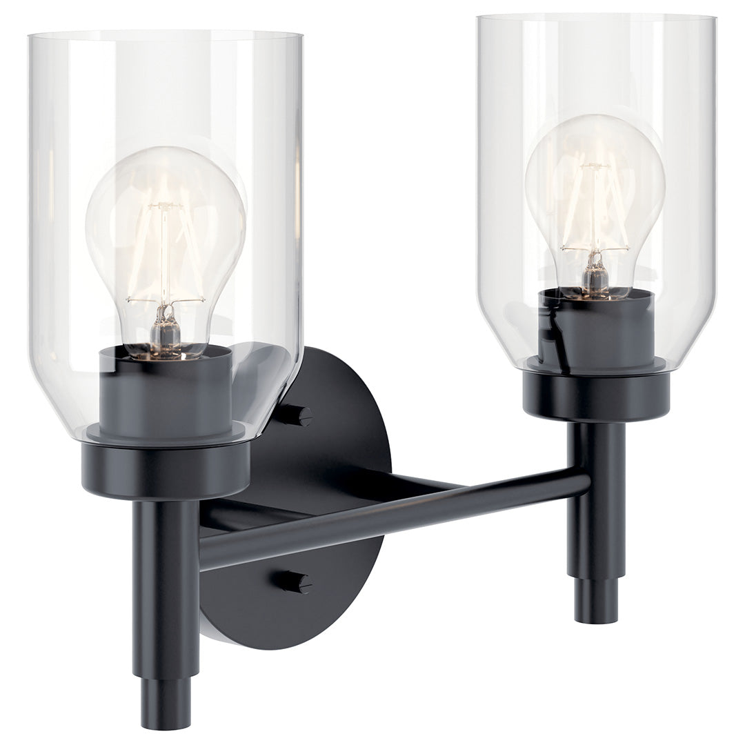 KICHLER Madden 55184 2 Light Vanity with Clear Glass