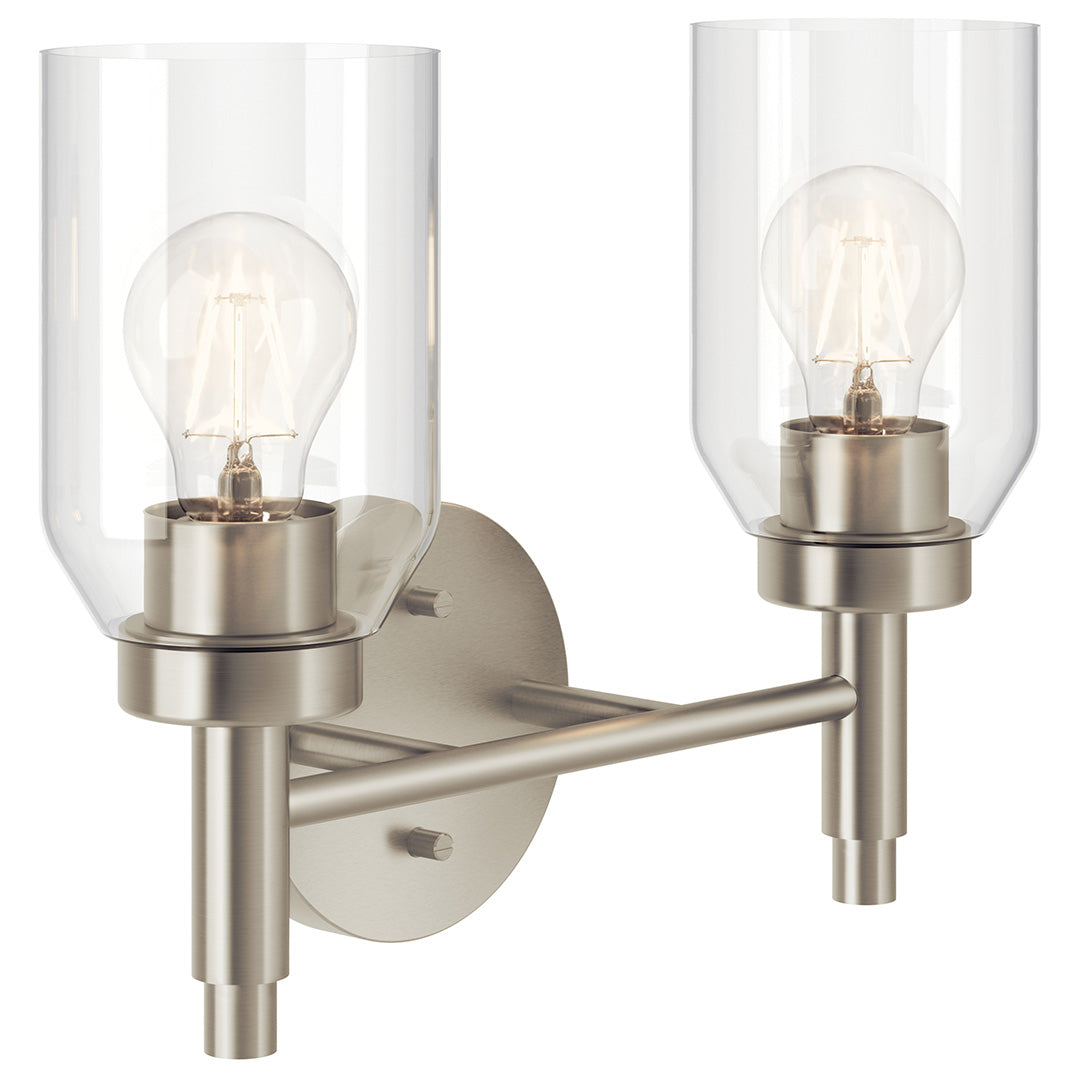 KICHLER Madden 55184 2 Light Vanity with Clear Glass