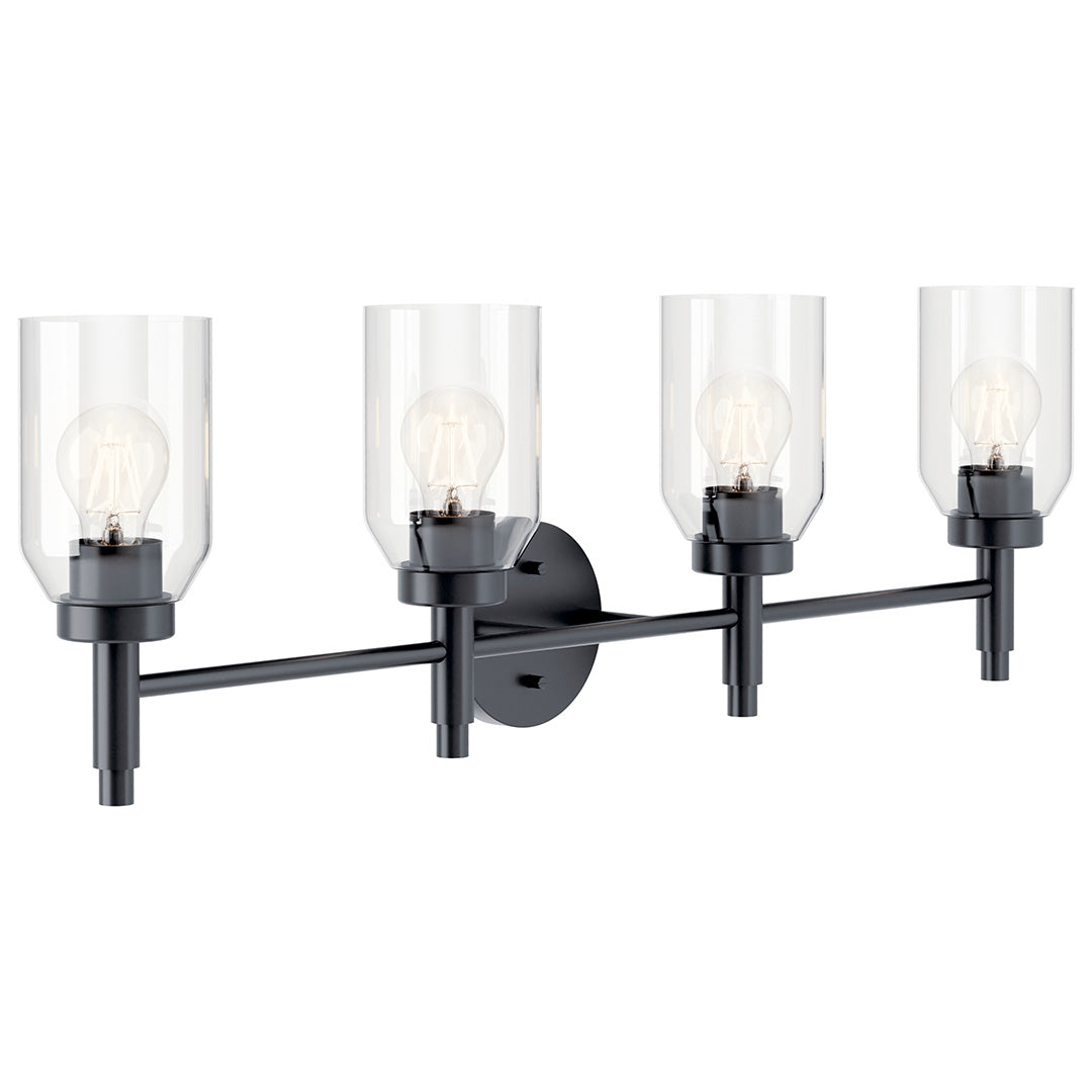 KICHLER Madden 55186 4 Light Vanity with Clear Glass