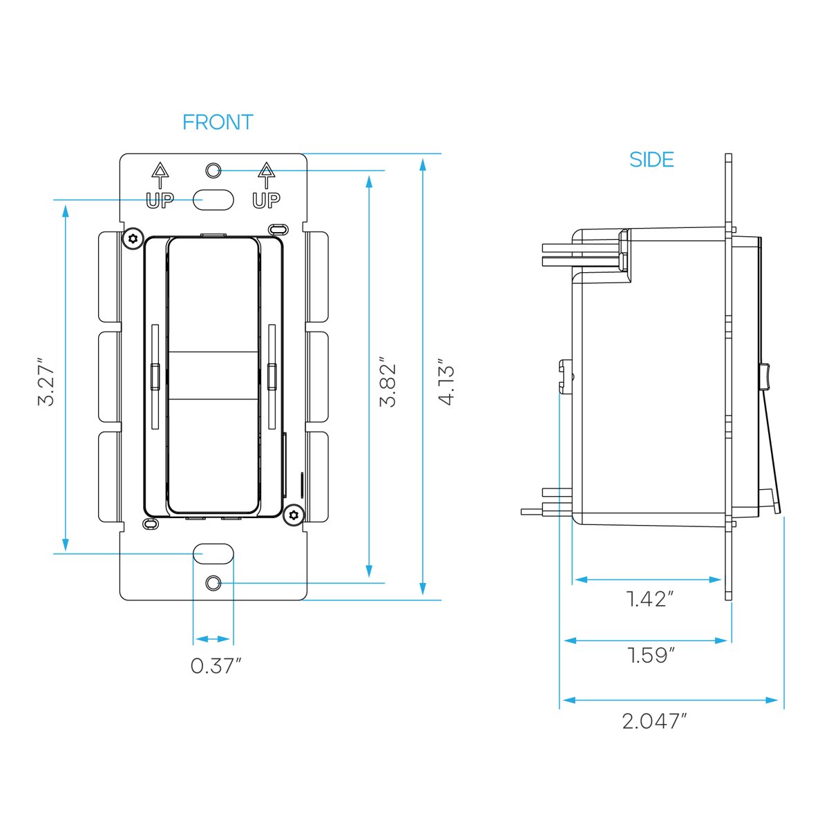 Luxrite LR36145 96W Smart WiFi & Bluetooth Electronic Driver + Dimmer + CCT Slider