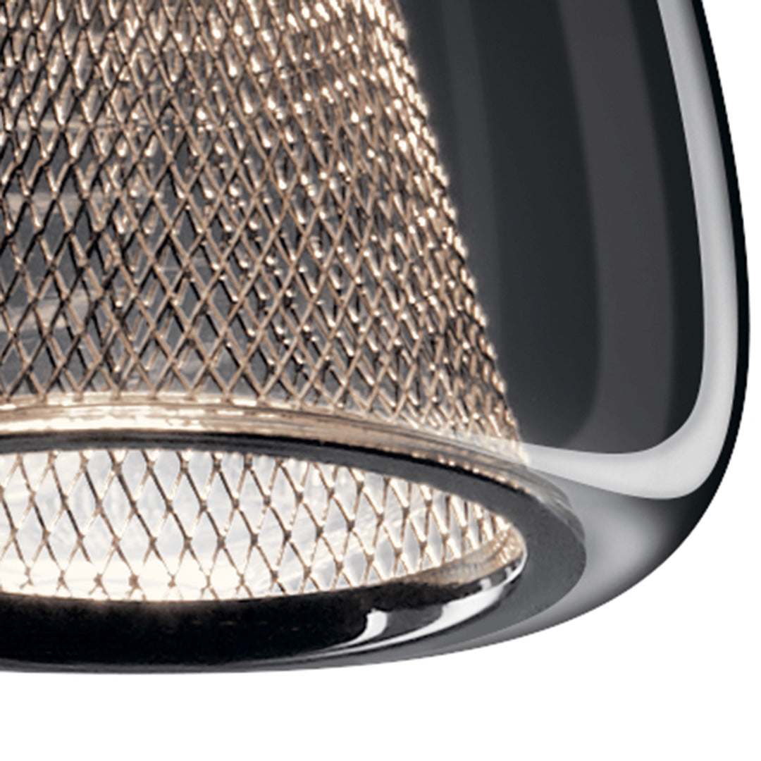 Zin™ 1 Light Teardrop Mini Pendant Chrome on a white background