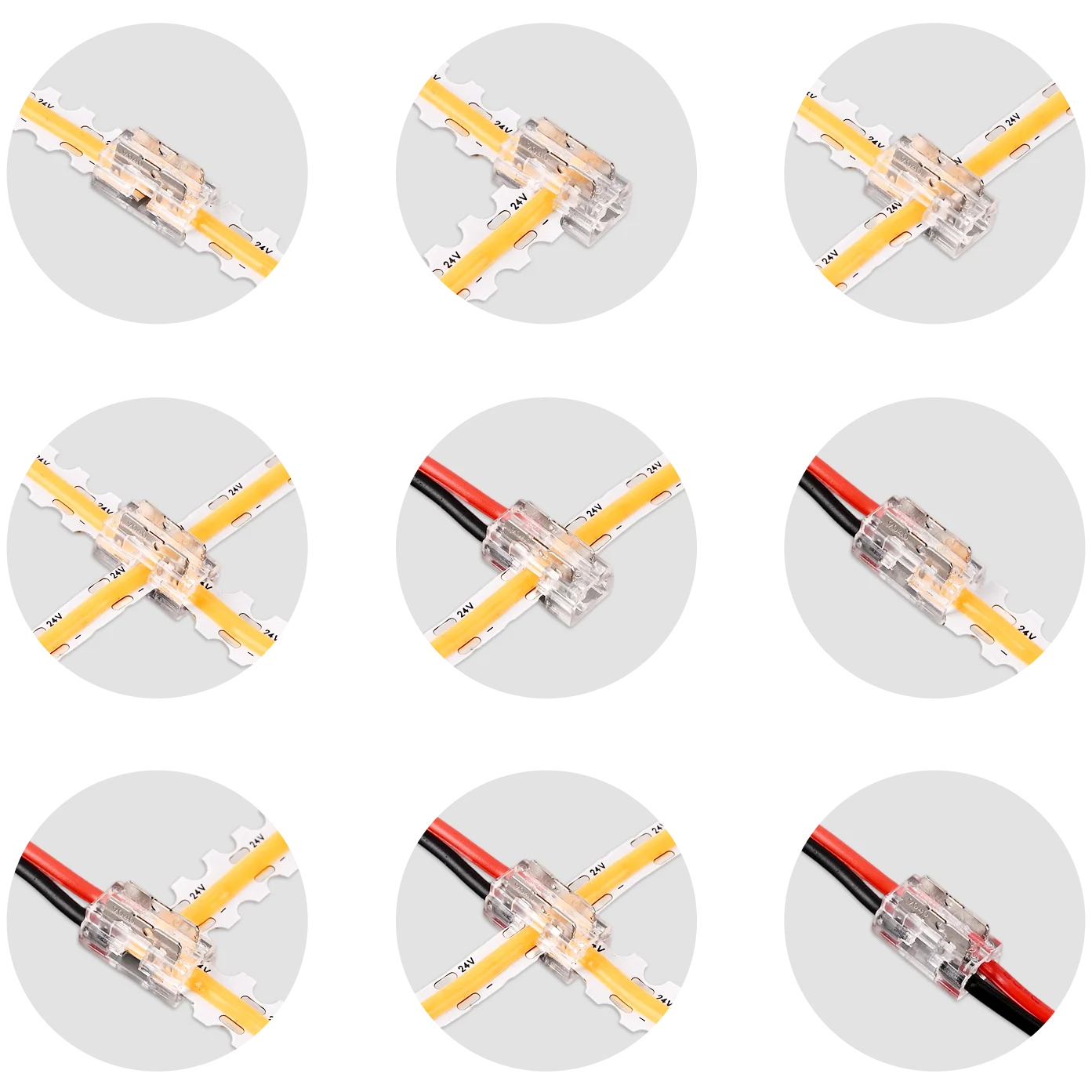 Goodlite COB 16FT Flexible LED Tape Connectors