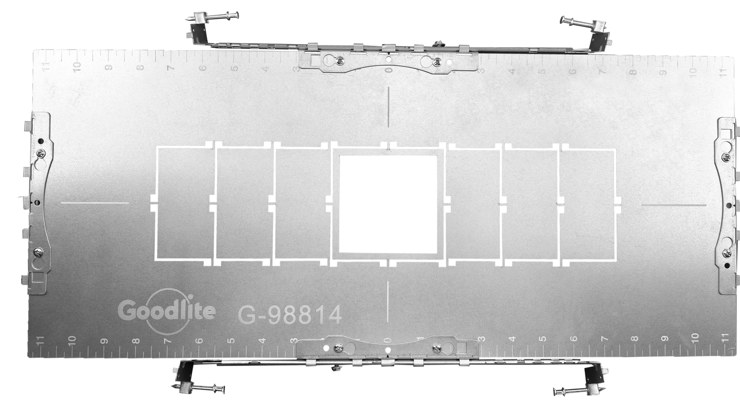 Goodlite G-98814 Multiple Mounting Construction Rough In Plate Trimmed Altair Series