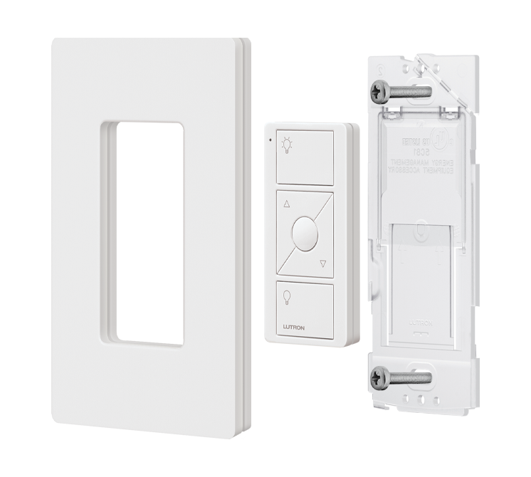 Lutron PJ2-WALL-WH-L01 Pico Smart Remote Wall Mount Kit, White