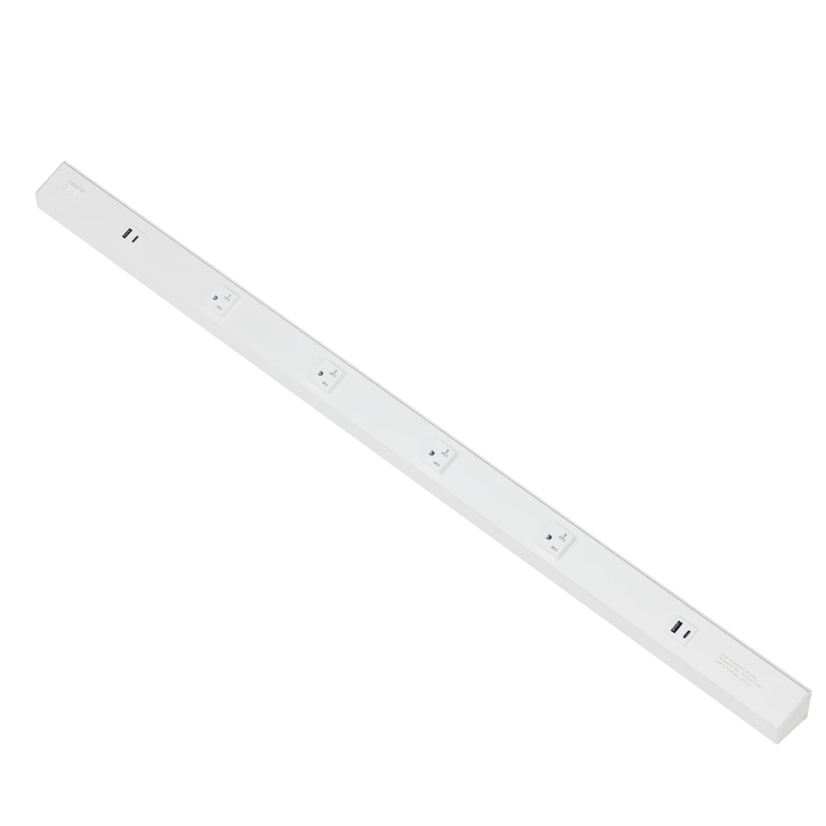 AML-ATOM-120V-40-WHAmerican Lighting ATOM - 120V Undercabinet Power Strip