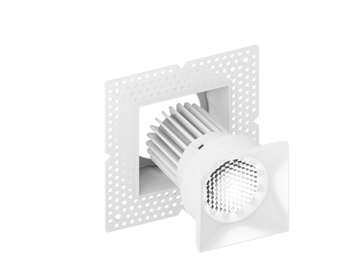 AML - RHYM - DL3Q - 15 - 36 - THNC - 5CCT - WHAmerican Lighting RHYM - DL3Q - 15 Rhyme 3" 15W Deep Baffle Square Downlight