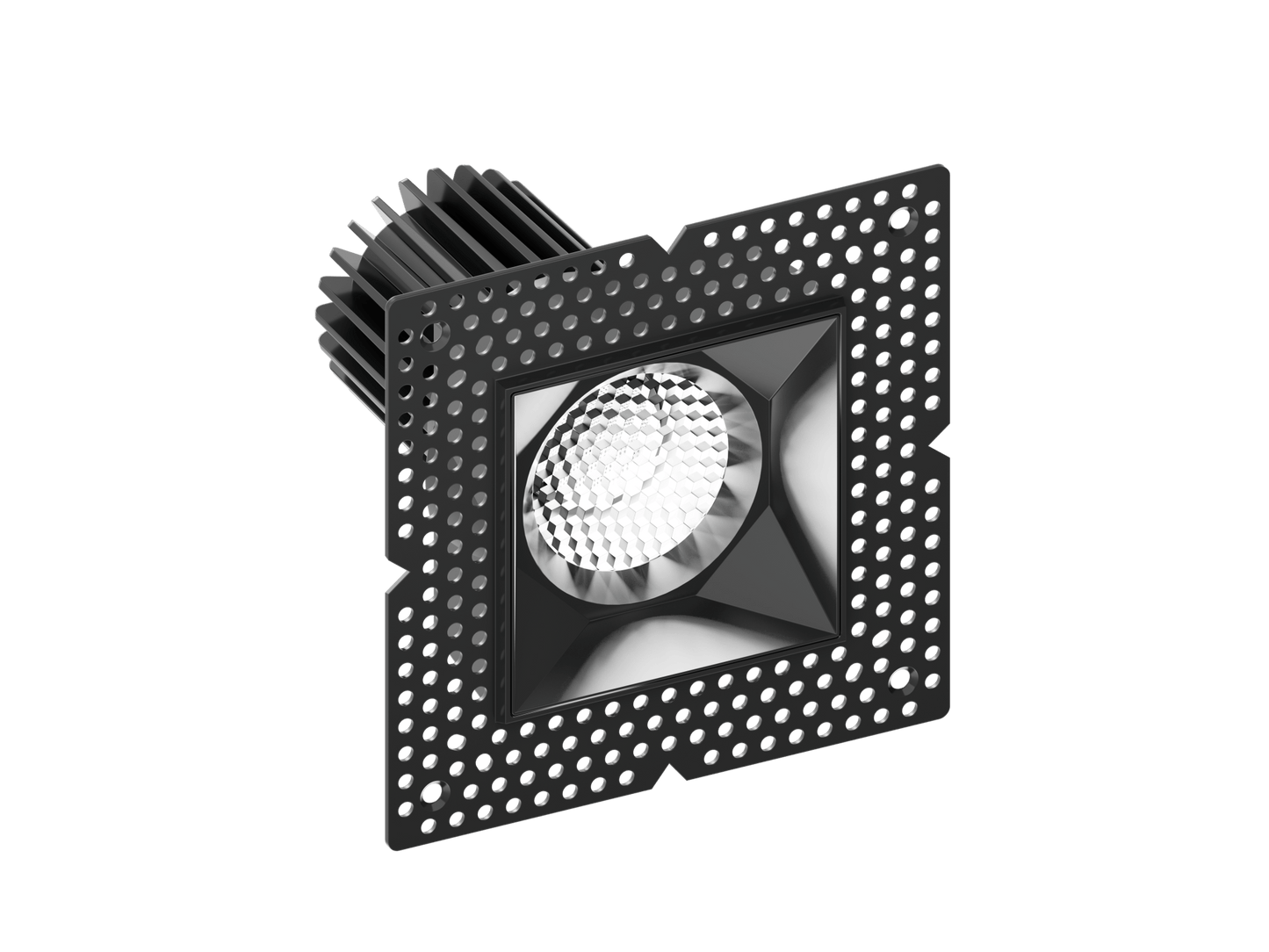AML - RHYM - DL3Q - 15 - 36 - THNC - 5CCT - BKAmerican Lighting RHYM - DL3Q - 15 Rhyme 3" 15W Deep Baffle Square Downlight