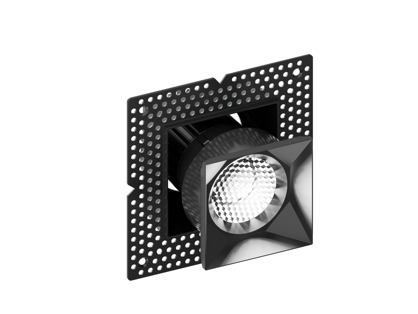 AML - RHYM - DL3Q - 15 - 36 - THNC - 5CCT - BKAmerican Lighting RHYM - DL3Q - 15 Rhyme 3" 15W Deep Baffle Square Downlight