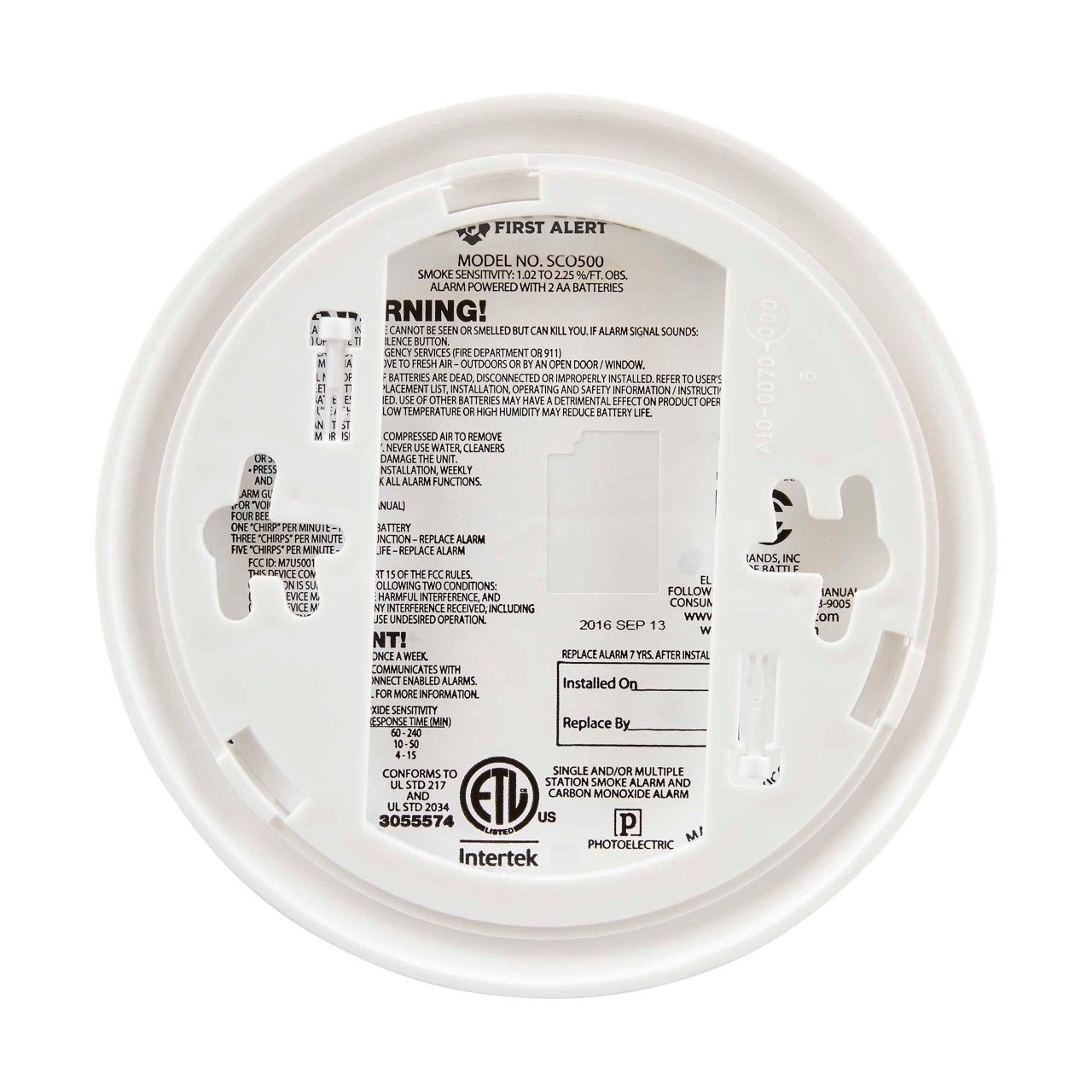 BRK - SCO500BBRK SCO500B Wireless Interconnect Smoke Carbon Monoxide Alarm