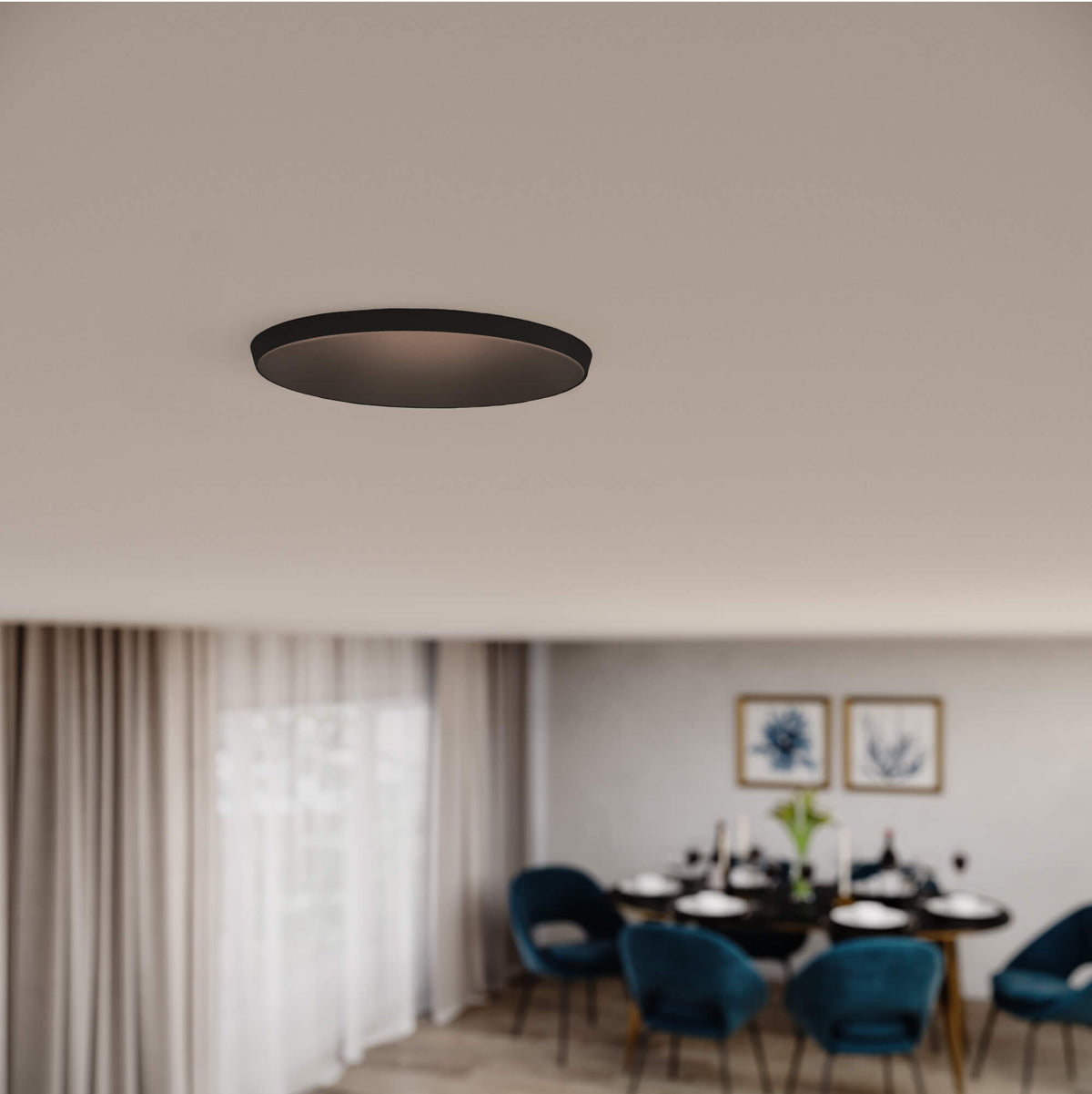 DALS-ATR04-CDW-BKDals Lighting ATR04 - CDW 4” 14W Thin Trim Downlight Selectable CCT+DTW