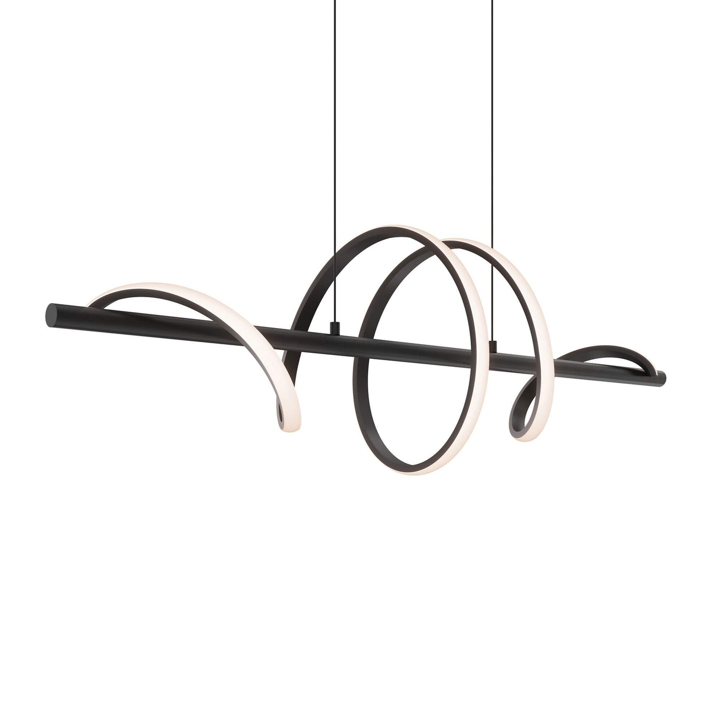 DALS - BRPD40 - CC - BKDals Lighting BRPD40 - CC Spin 40″ 41W LED Pendant Selectable CCT