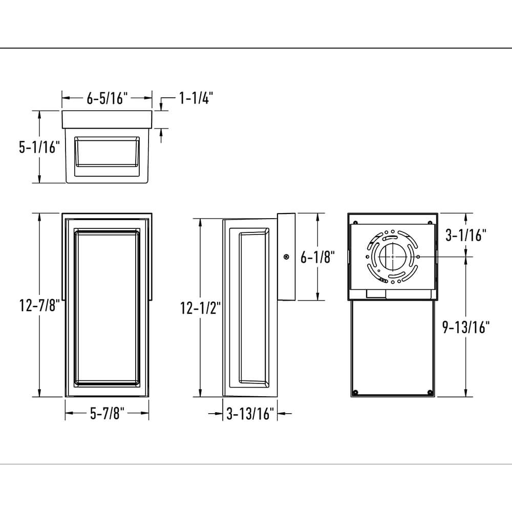 DALS - DCP - CGWSDals Lighting DCP - CGWS 20W 13" Smart Wall Sconce Selectable CCT