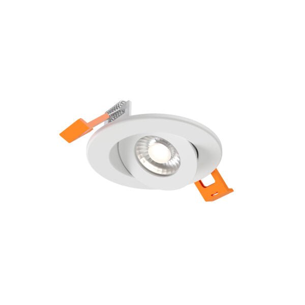 DALS-FGM2-CDW-WHDals Lighting FGM2-CDW 2" 7W Flat Gimbal Recessed Downlight Selectable CCT + Dim-to-Warm