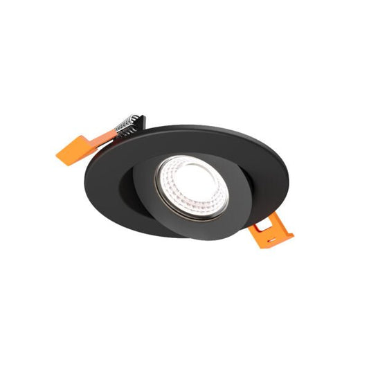 DALS-FGM3-CDW-BKDals Lighting FGM3-CDW 3" 6W Flat Gimbal Recessed Downlight Selectable CCT + Dim-to-Warm