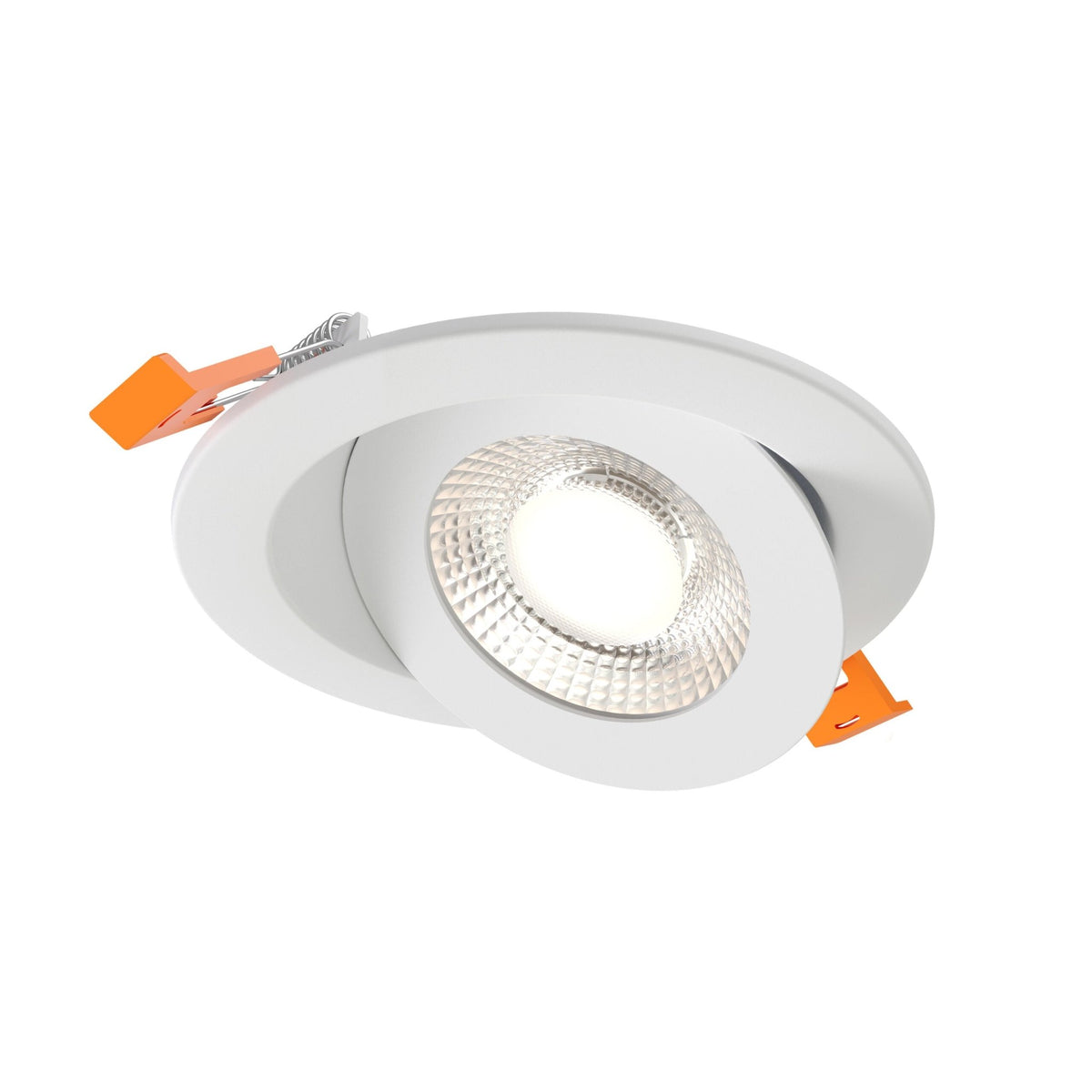 DALS-FGM4-CDW-WH-K12Dals Lighting FGM4-CDW-K12 Kit of 12 - 4" 9W Flat Gimbal Recessed Downlight Selectable CCT + Dim-to-Warm, White