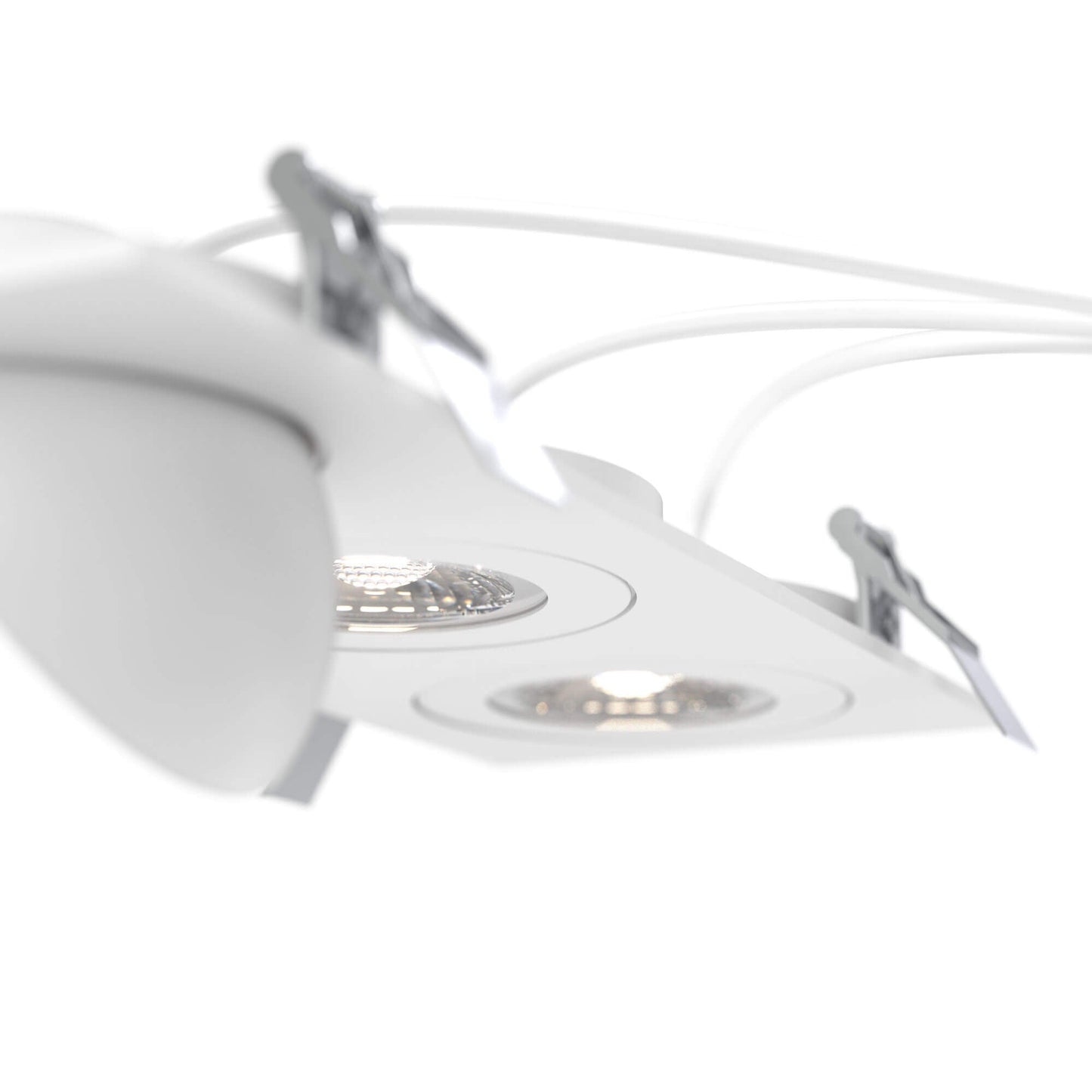 DALS - FGM4 - CC - TRIO - WHDals Lighting FGM4SQ - CC - TRIO Triple 4″ 27W LED Pivoting Gimbal Selectable CCT