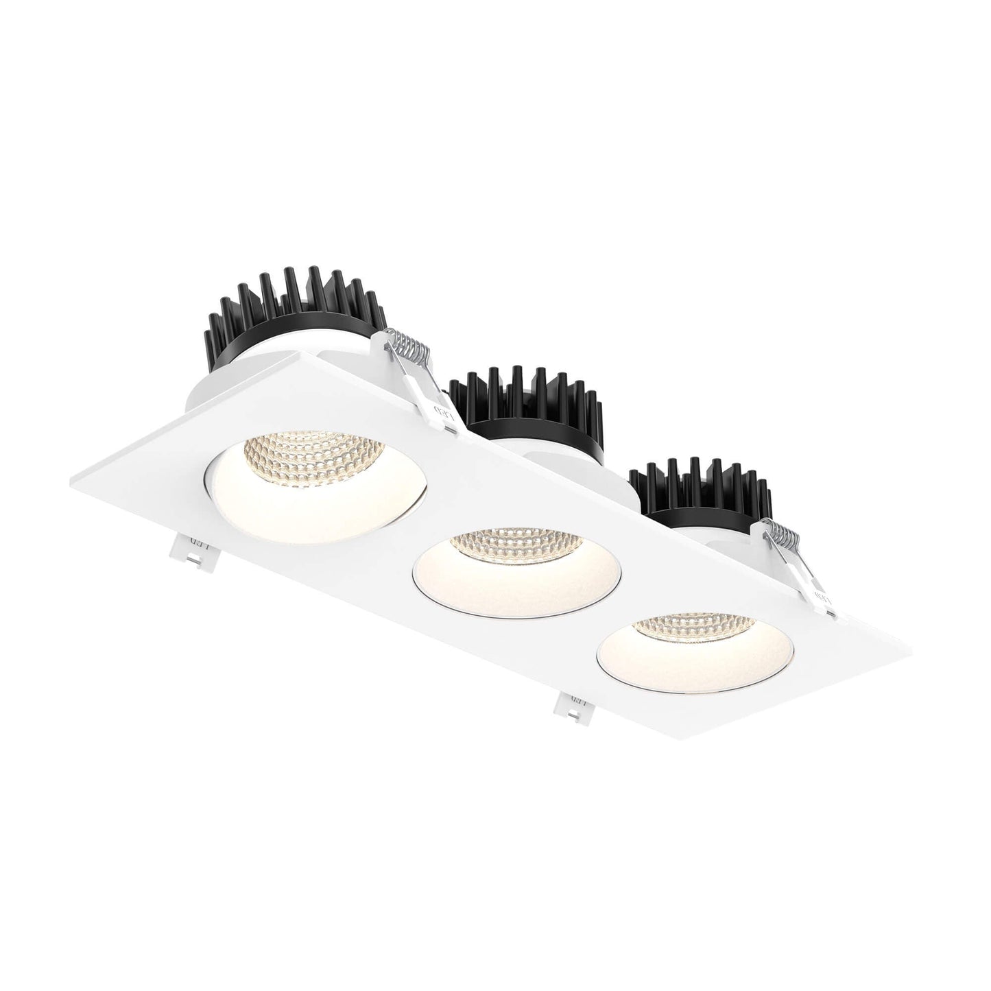 DALS - GBR35 - CC - TRIO - WHDals Lighting GBR35 - CC - Trio 3.5” 36W Triple Regressed Gimbal Downlight Selectable CCT