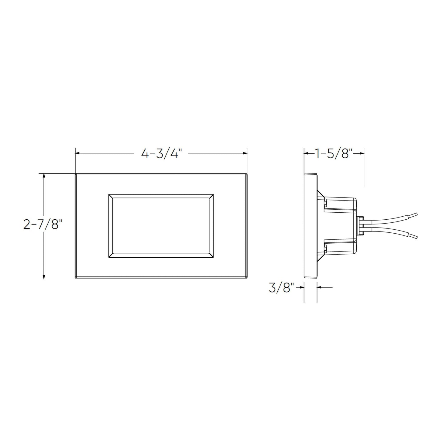 DALS - LSTP07 - CC - WHDals Lighting LSTP07 - CC 4W LED Step Light Selectable CCT