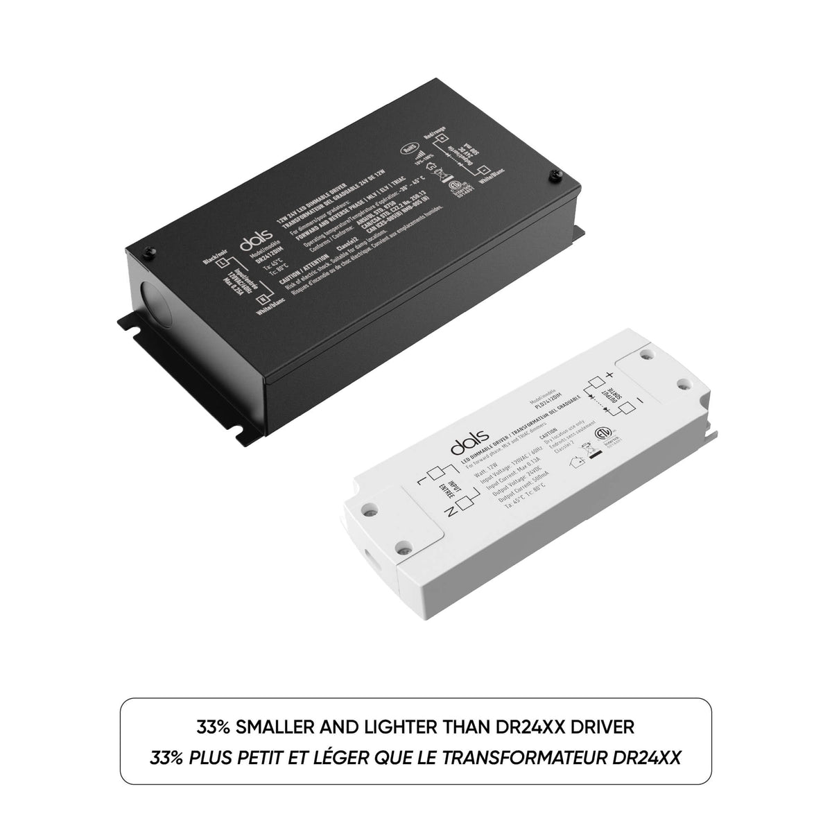 DALS-PLD2448DIMDals Lighting PLD24DIM 24VDC Dimmable LED Compact Driver