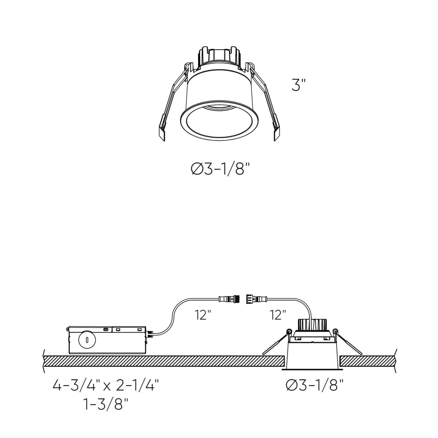 DALS - RGM2 - CC - BKDals Lighting RGM2 - CC 2” 8W LED Gimbal Downlight Selectable CCT