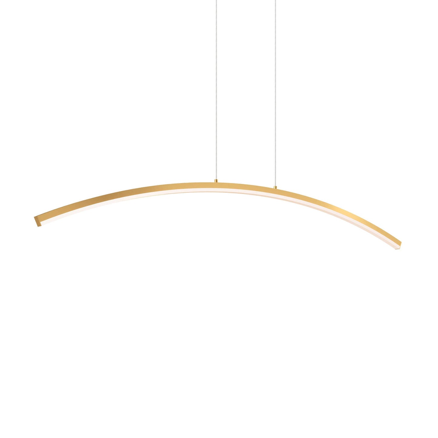 DALS - W1PD48 - CC - GDDals Lighting W1PD48 - CC Sway 48" 24W Curved Linear Pendant Selectable CCT