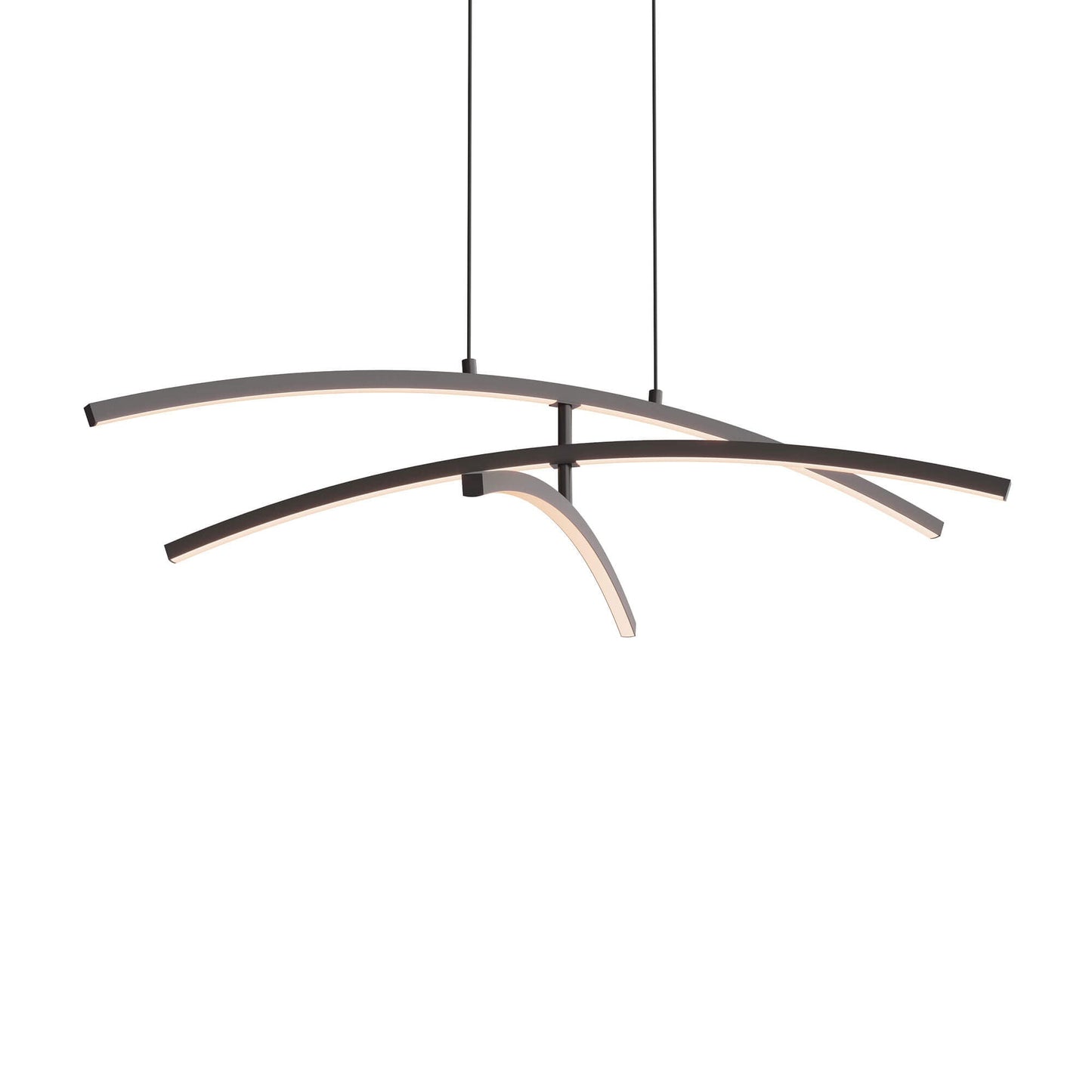 DALS - W3PD36 - CC - BKDals Lighting W3PD36 - CC Sway 36" 31W Three Tiered Pendant Selectable CCT