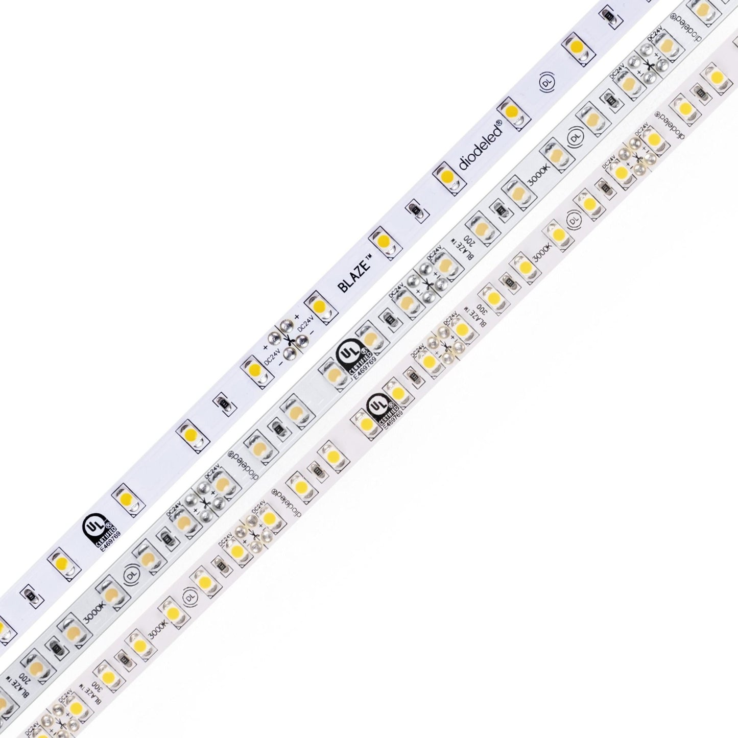DIODE - DI - 24V - BLBSC3 - 27 - 016DiodeLED DI - 24V - BLBSC3 Blaze 300 4.5W/FT 24V Tape Light 27 - 50K 8MM