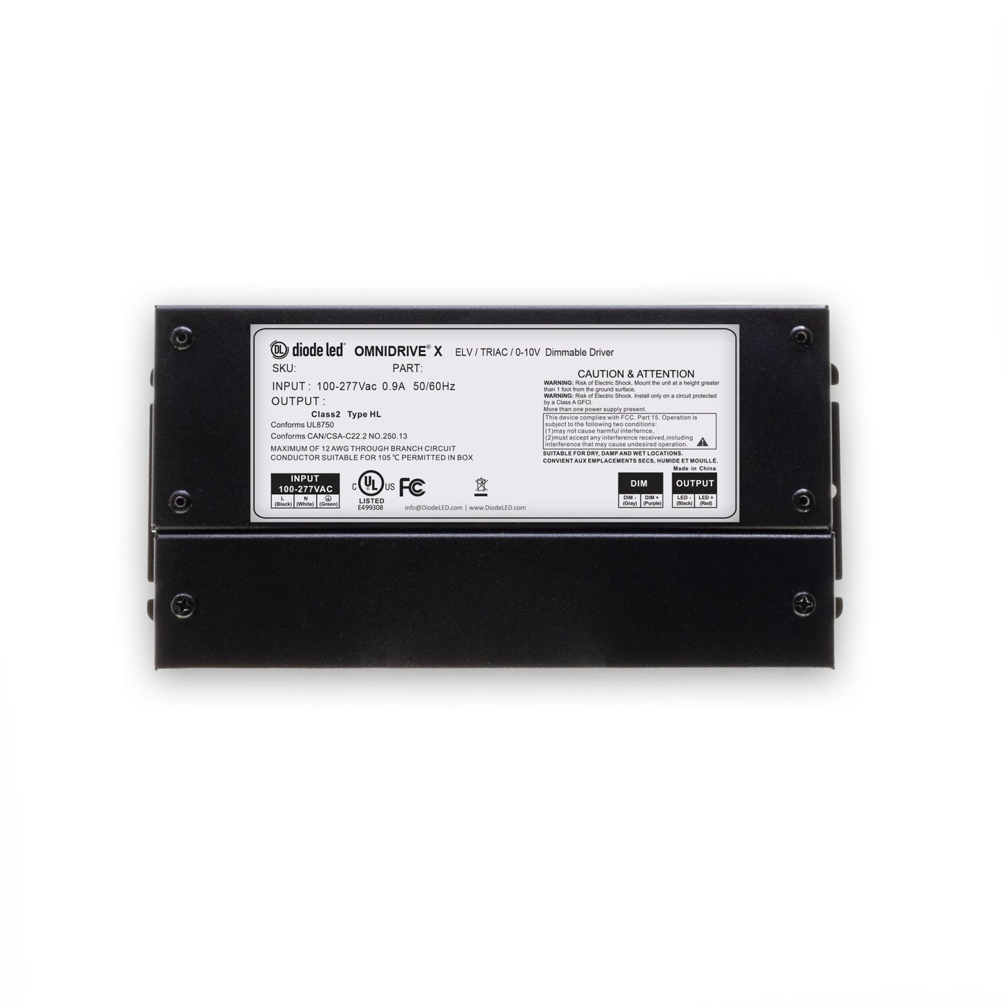 DIODE - DI - ODX - 12V30W - JDiodeLED OMNIDRIVE® X Dimmable Driver 12V