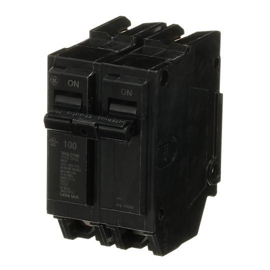 ABB-THQL21100GE THQL21100 2 Pole 120/240V 10K IC 100 Amp Circuit Breaker