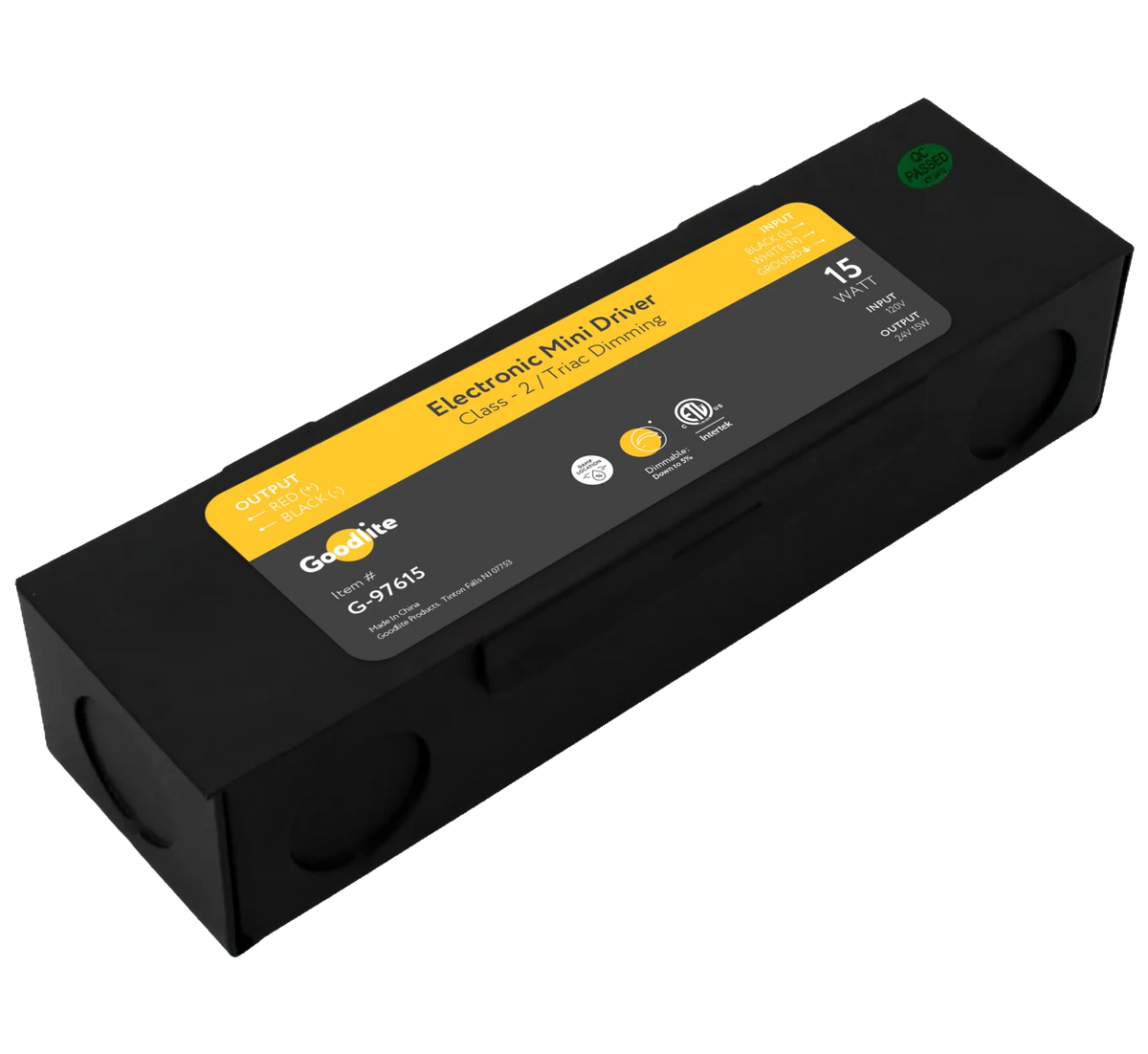 GDL-G97615Goodlite 24V Electronic Mini LED Dimmable Driver 8-96W