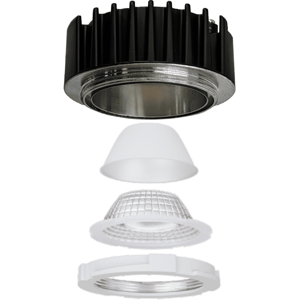 GDL - G96012Goodlite Aster G - 96012 3" 8W LED Shallow Luminaire Selectable CCT