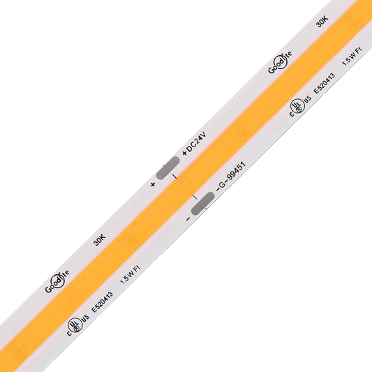 GDL-G99451Goodlite COB 16FT LED Tape Light 1.5W/FT Tape 27K-50K