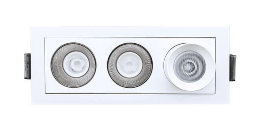 GDL-G21133Goodlite Dipper G21133 2" 9W 3 Head Combo Downlight Selectable CCT