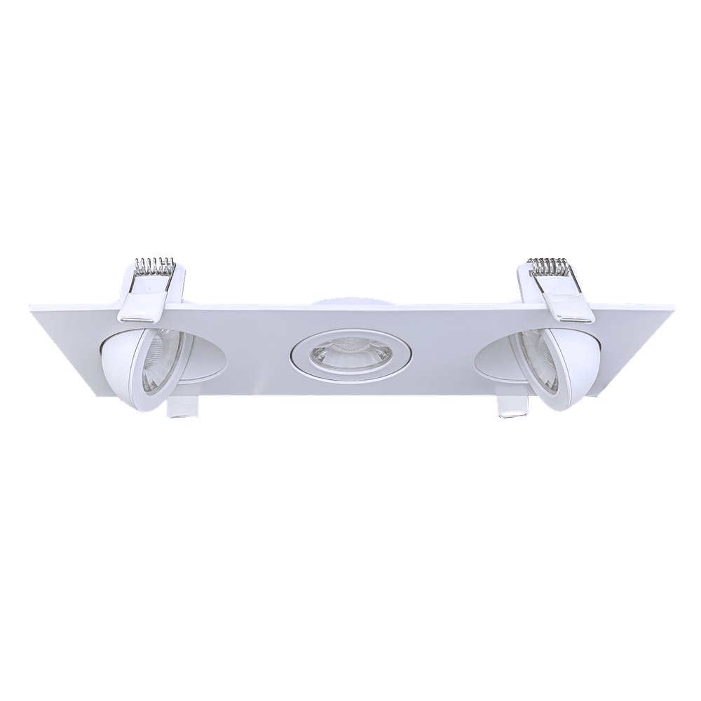 GDL-G00823Goodlite Flarion G-00823 3" 23W LED 3 Head Rotating Gimbal Selectable CCT