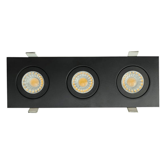 GDL-G0023Goodlite Flarion G-00923 3" 23W LED 3 Head Rotating Gimbal Selectable CCT