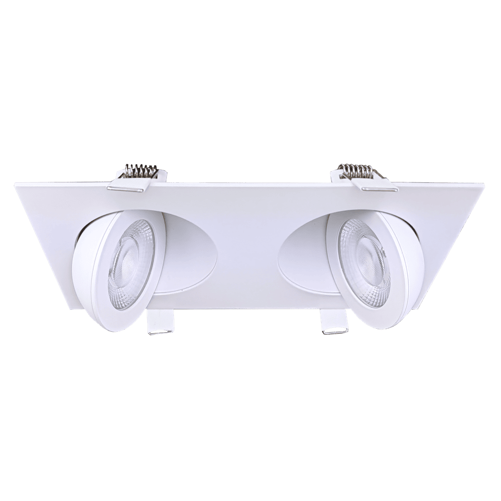 GDL - G01022Goodlite Flarion G - 01022 3.5" 20W LED 2 Head Rotating Gimbal Selectable CCT