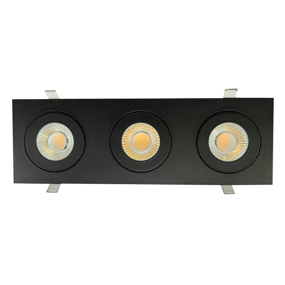 GDL-G01323Goodlite Flarion G-01323 4" 36W LED 3 Head Rotating Gimbal Selectable CCT