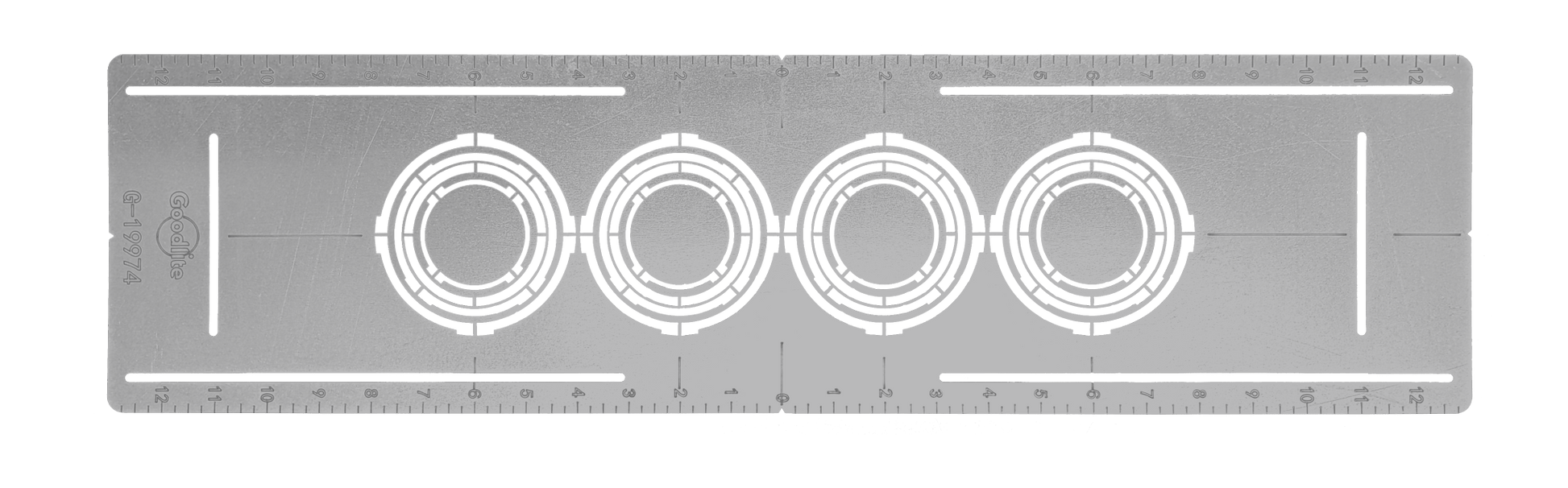 GDL - G19974Goodlite G - 19974 4" Center to Center 4 Hole Plate