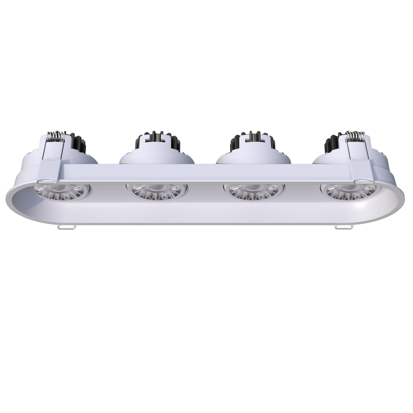 GDL-G23304Goodlite G - 23304 3" 30W 4 Head Oval Trim Gimbal Selectable CCT