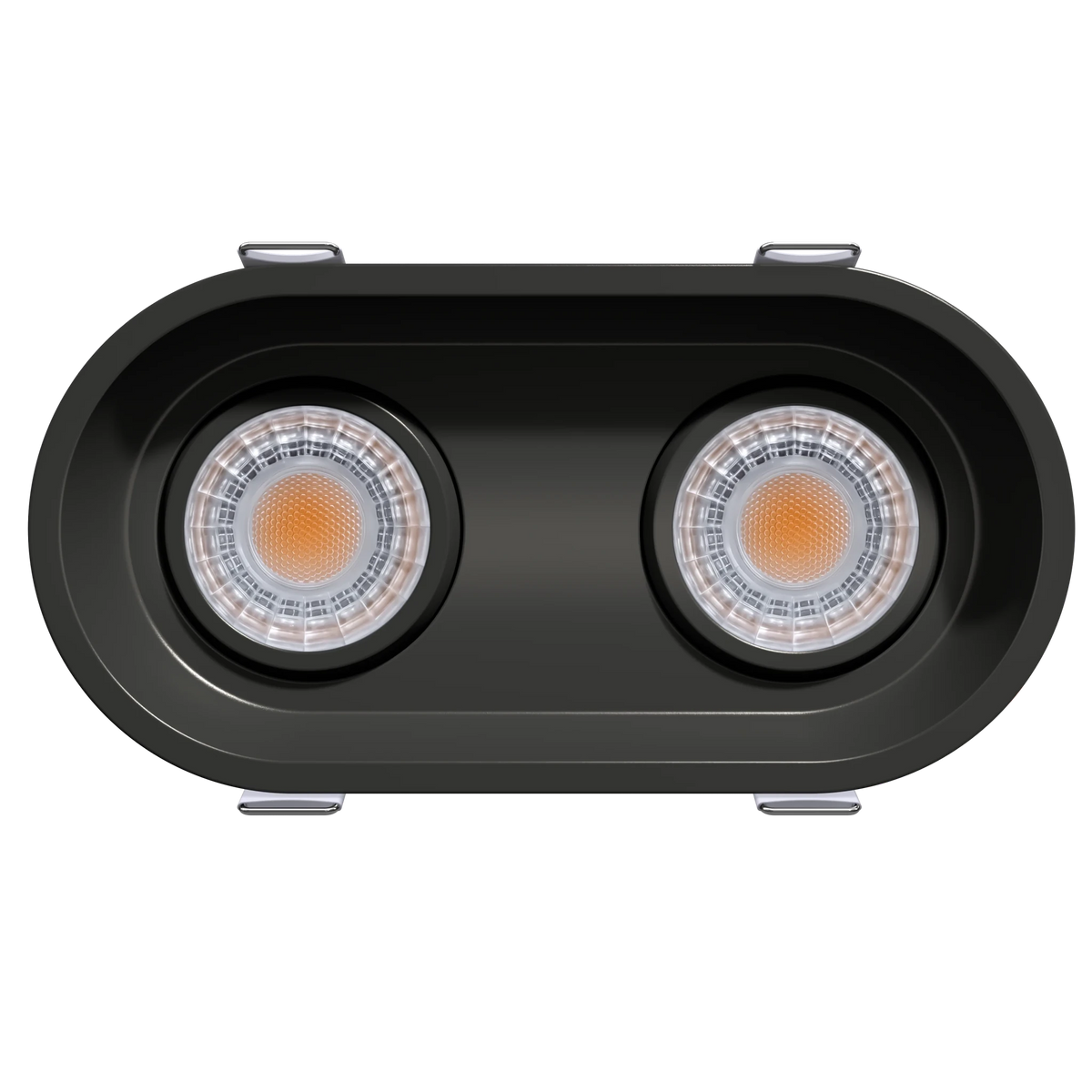 GDL-G23312Goodlite G - 23312 3" 15W 2 Head Oval Trim Gimbal Selectable CCT