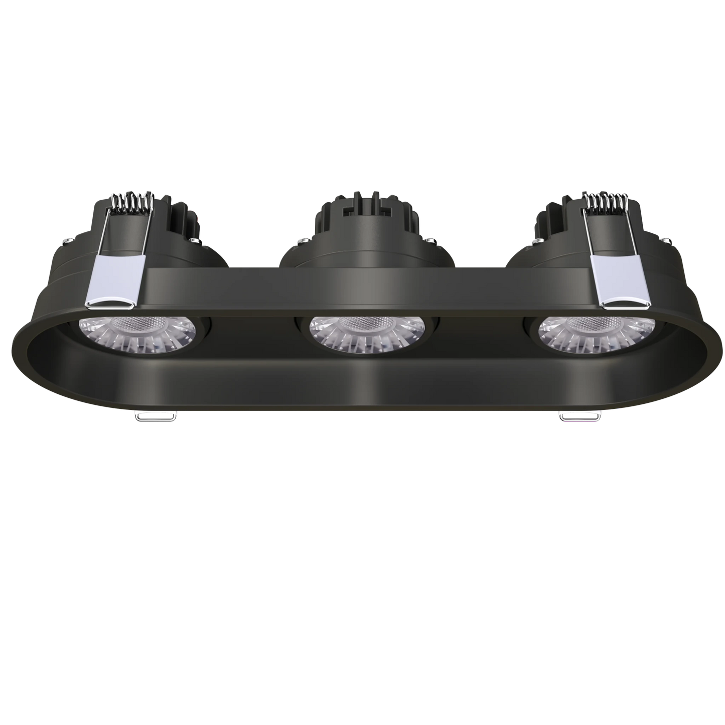 GDL-G23313Goodlite G - 23313 3" 23W 3 Head Oval Trim Gimbal Selectable CCT