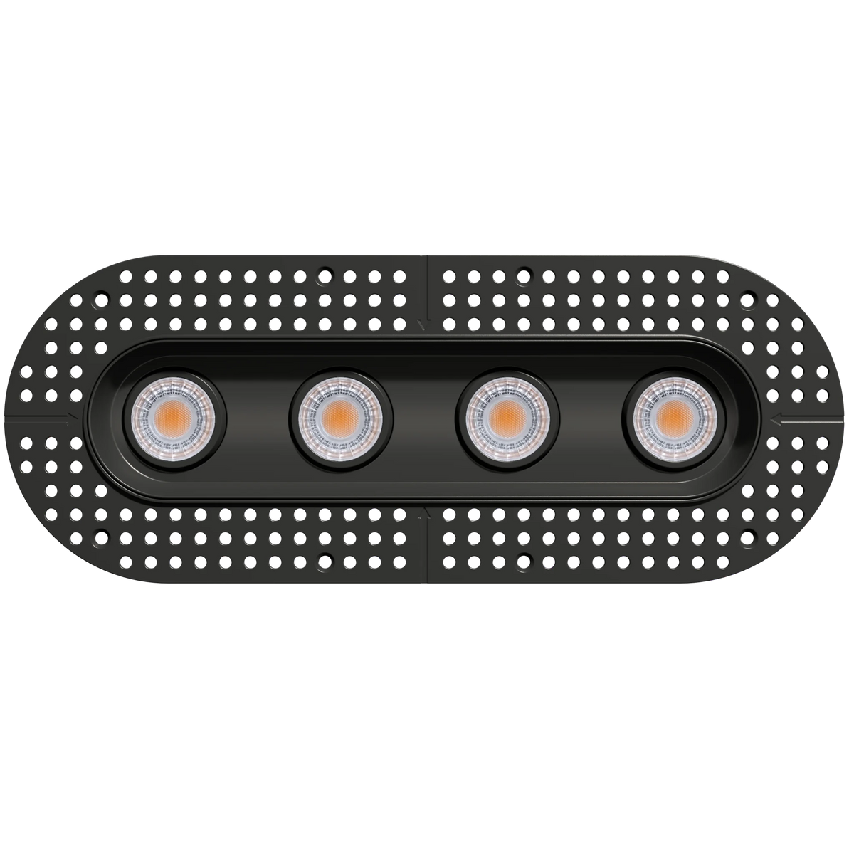 GDL-G23334Goodlite G - 23334 3" 30W 4 Head Oval Trimless Gimbal Selectable CCT