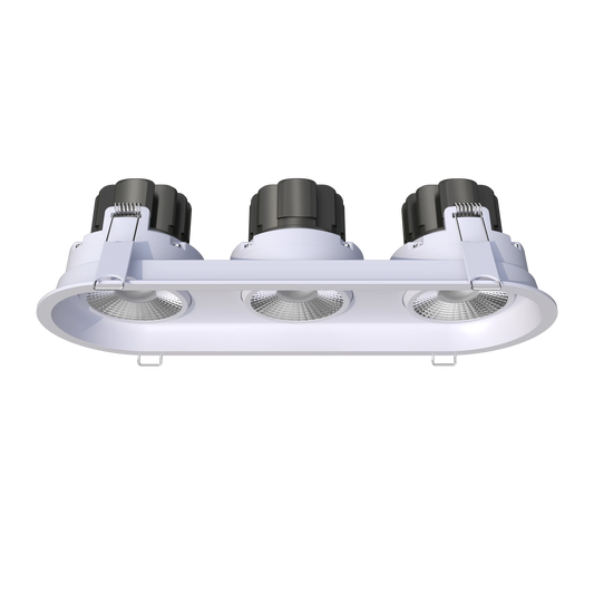 GDL-G23343Goodlite G - 23343 3.5" 40W 3 Head Gimbal Selectable CCT