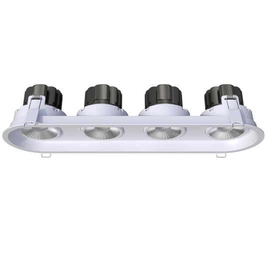 GDL-G23344Goodlite G - 23344 3.5" 52W 4 Head Gimbal Selectable CCT