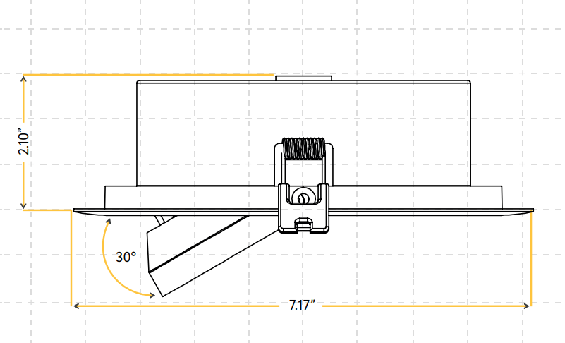 GDL - G25260Goodlite G - 25260 6" 20W LED Recessed Flat Gimbal Selectable CCT