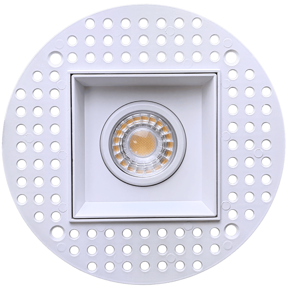GDL - G95620Goodlite G - 95620 3″ 8W Square Trimless Gimbaled Spotlight Selectable CCT